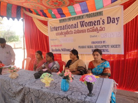 Feier zum "International Woman's Day" (Internationaler Frauentag)